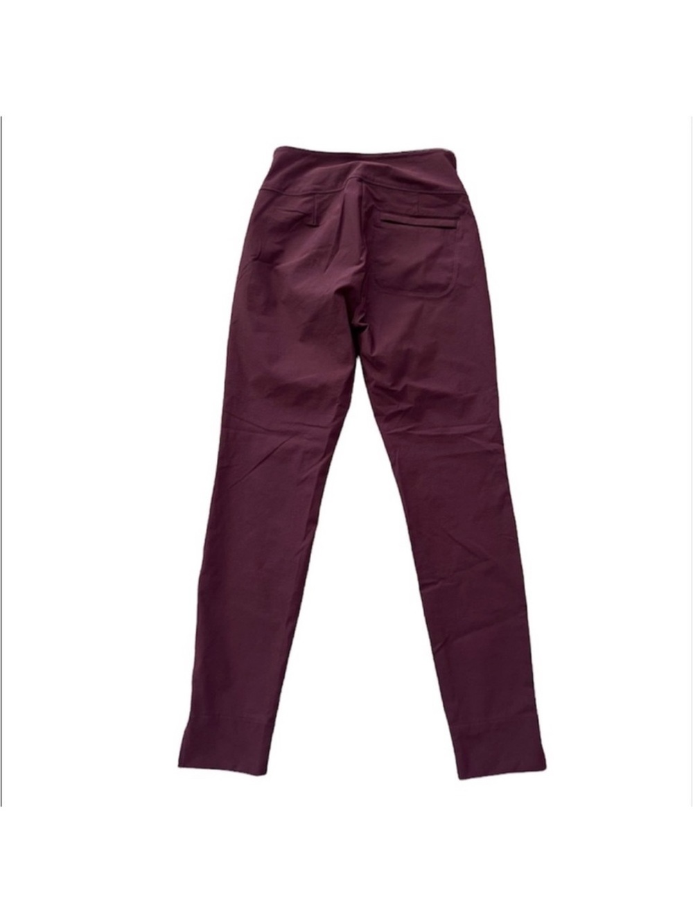 Athleta Wander slim ankle pants burgundy size 2 - Picture 3 of 6